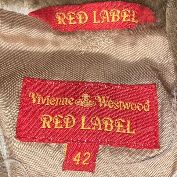 Vivienne Westwood Red Label Wool Camel Coat Rare Jacket 42 vintage 90's - Picture 9 of 10
